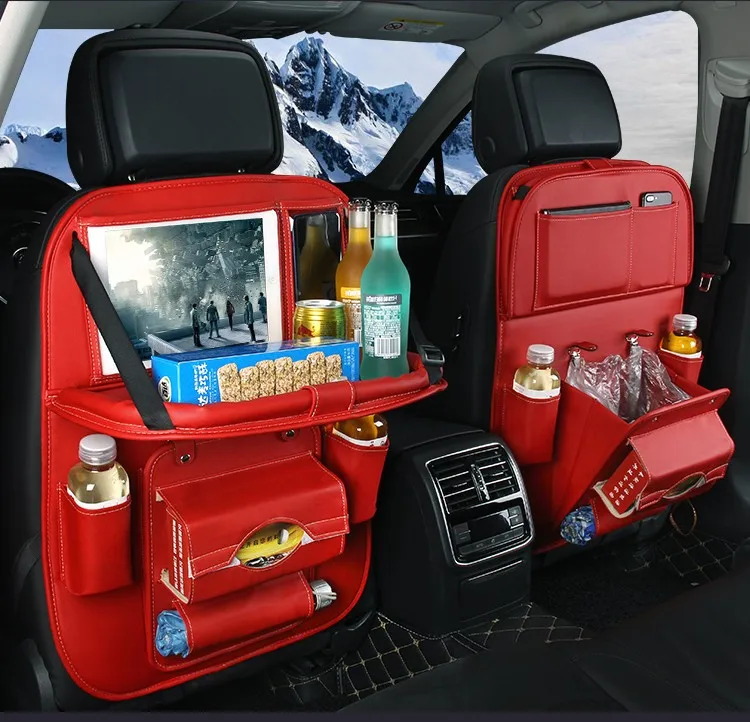 Organizer Per Bagagliaio Auto - In Feltro, 30x15x30 Cm, Pieghevole, Con Maniglia - Foto 3