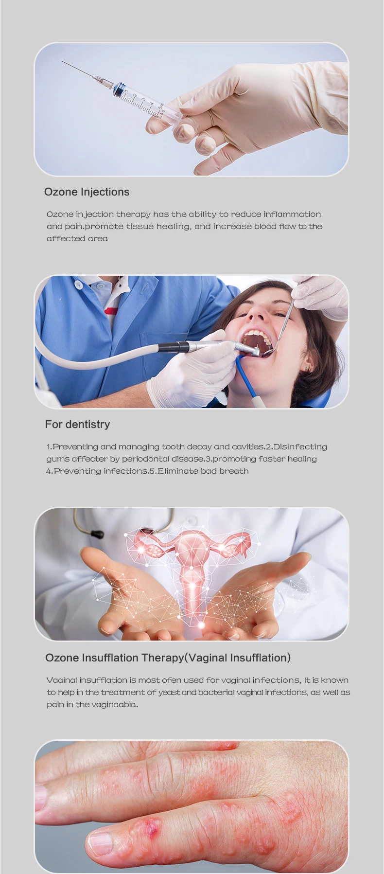 Thiozone Injection New Launch 1-107ug/ml Ozone IV Injection Ozone Therapy Machine for Clinic