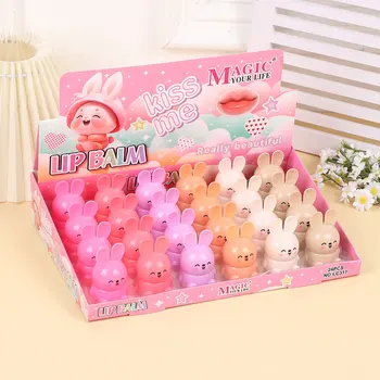 Private Label Mini Cute Bunny Color Changing Lip Oil Moisturizing Anti-drying and Anti-wrinkle Magic Makeup Lip Gloss