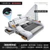 Smart premium bed velvet fabric latex mattress