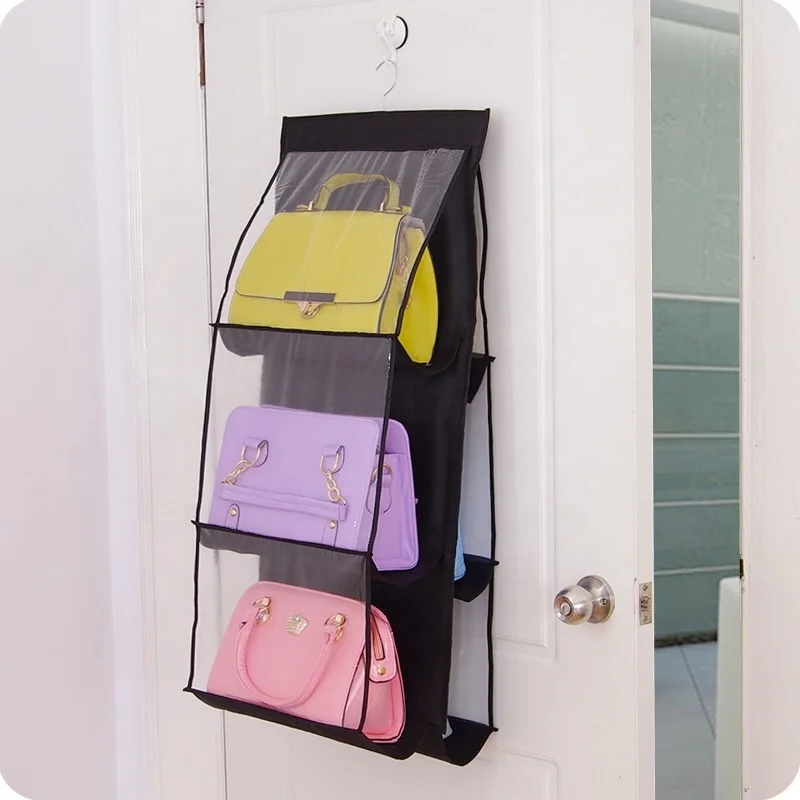 6 pocket foldable hanging bag