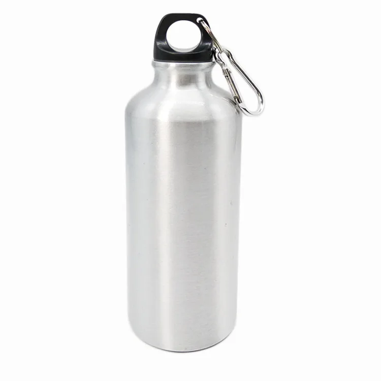 400ml Sublimation Aluminum Sports Water Bottle (Silver)