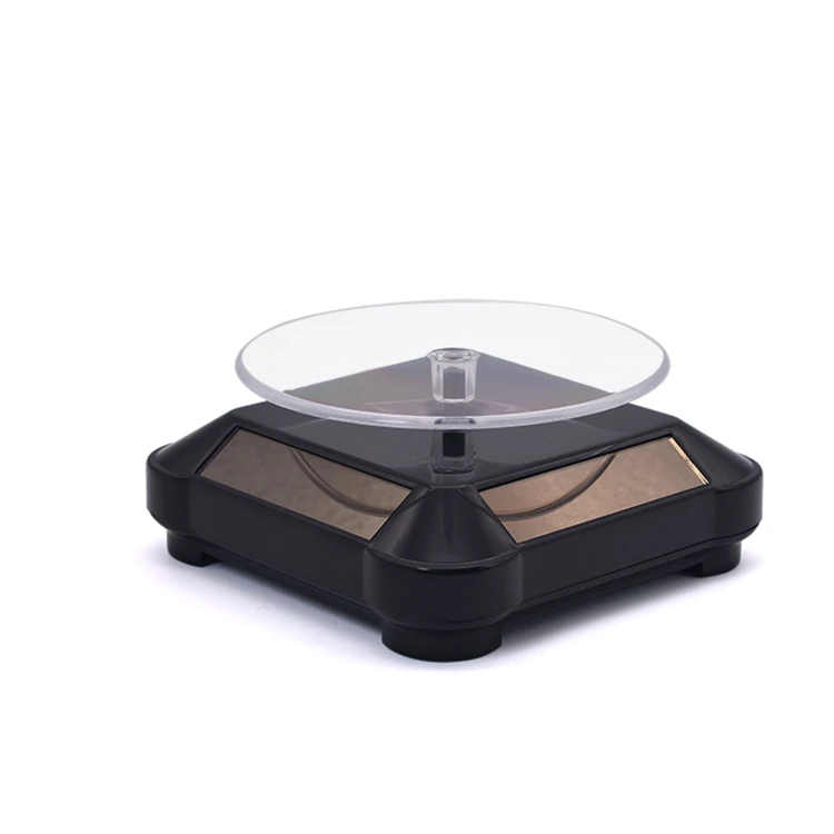 Solar or Battery Powered Rotating Display Table BaodingJjewelry Display Stand