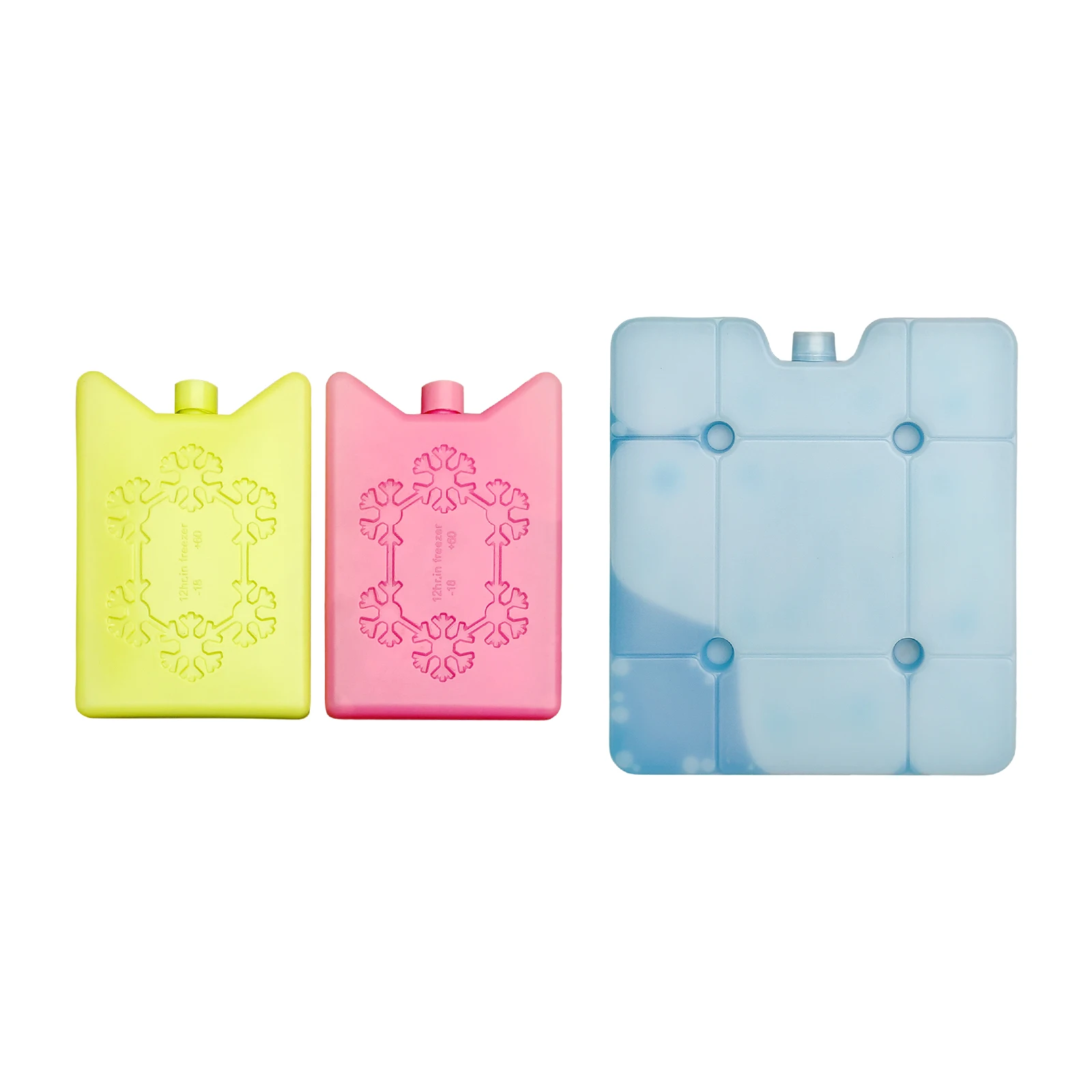 Long Duration Cooler Storage Insulated Ice Box Portable Flat Colorful Ice Plate Row Repeated Use Food Safe Pattern Type Letter manufacture