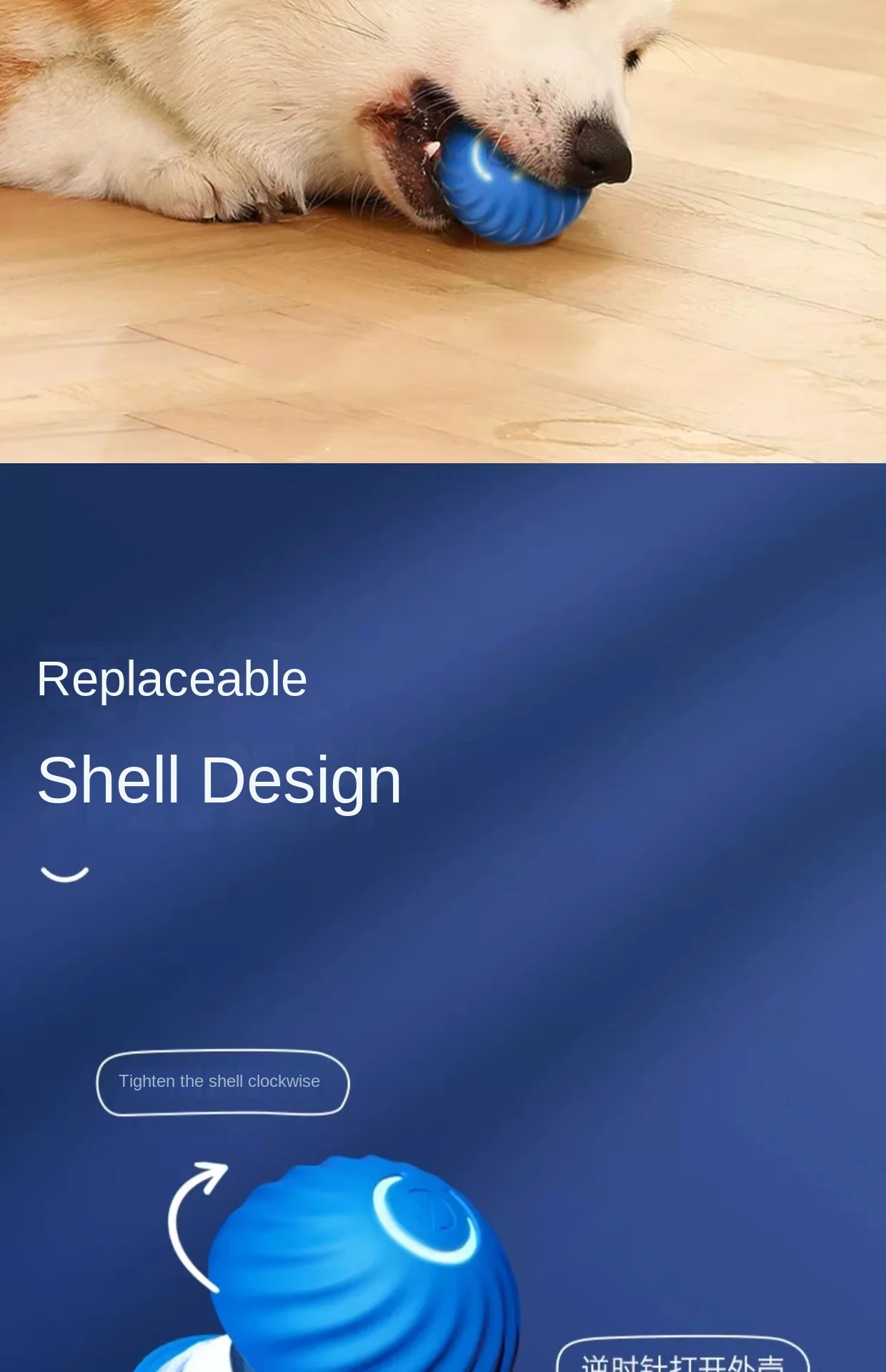 Automatic Rolling Cat Ball Toy Smart Kitten Electric Toy Self Moving Dog Training Pet Kitten