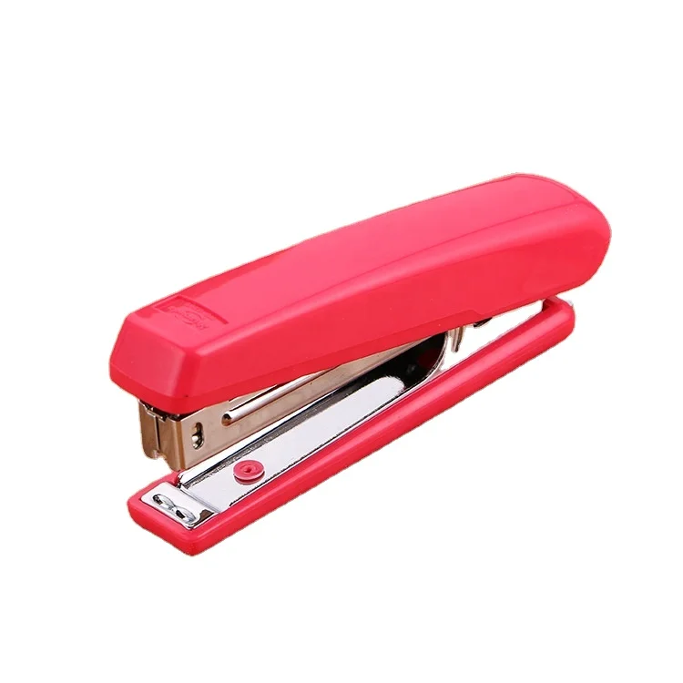Color : Blue Manual Binding Machine Home Office Stapler Binding Machine 10 Number Binding Machine Plastic Stapler 