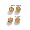 8x2 mesh beads - gold [approx. 2.5g]