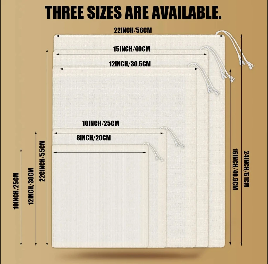 Custom Logo Printed Recycled Canvas Jewelry Ring Storage Pouch Luxury Soft Drawstring Dust Bag for Women Reusable for Promotion manufacture