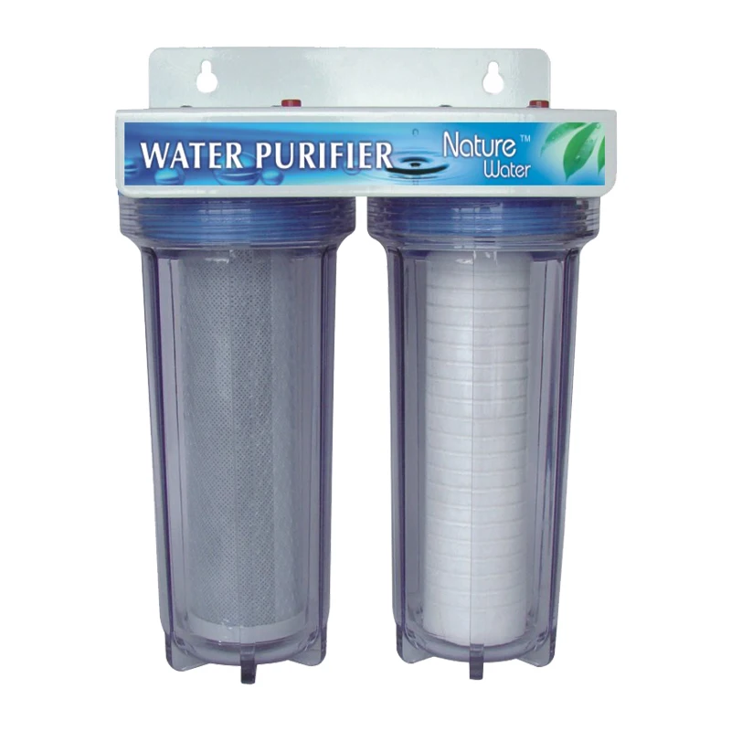 Source [NW-PRF02] Two stage water purification systems inline water filter  housing filter on