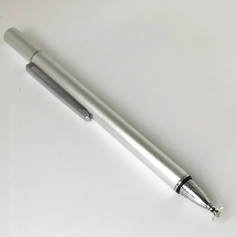 Silver 24 Fine Point Round Thin Tip Capacitive Stylus Pen For iPad NEW 