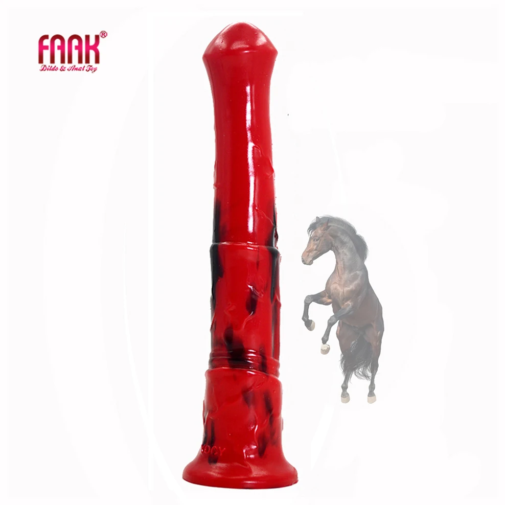 FAAK 28.5cm toys sex adult silicone horse penis long horse dildo sex toy horse  penis animal penis dildo for women| Alibaba.com