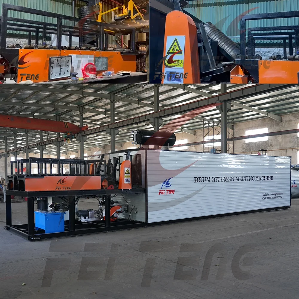 Automatic Bitumen Drum Melting Equipment Bitumen Melting Equipment for Bitumen Manufacturing Plant
