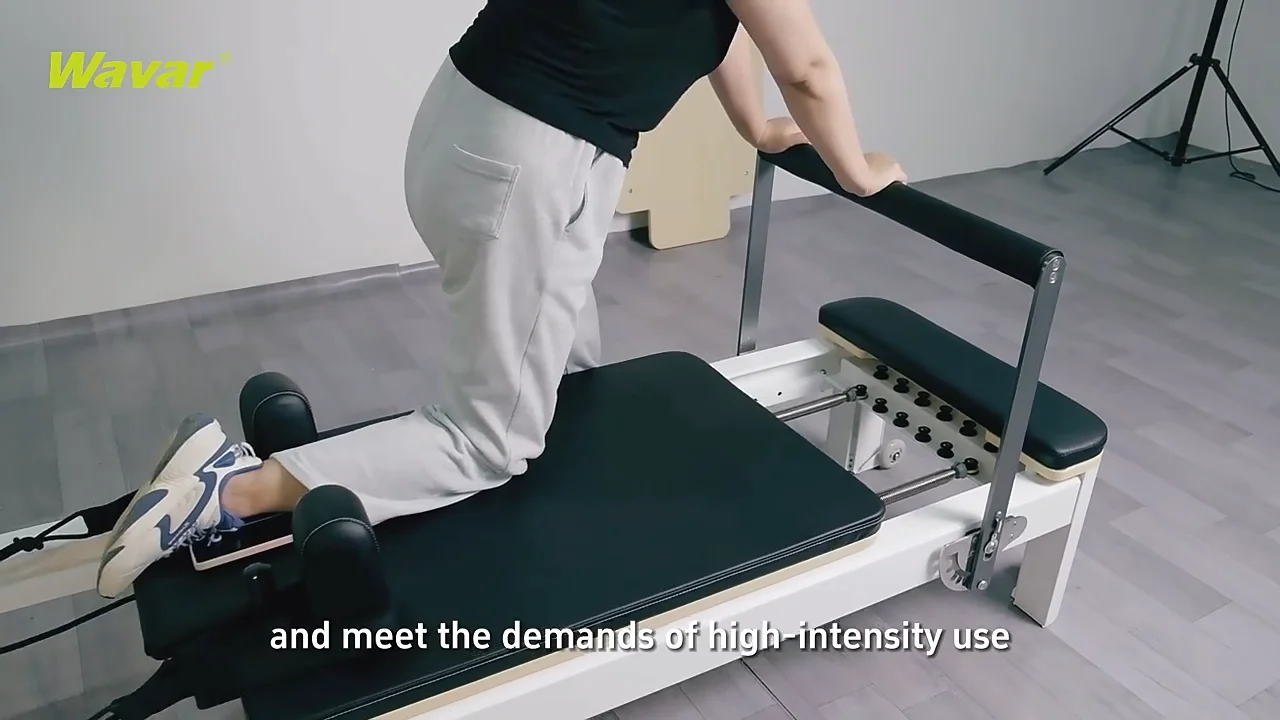 Gym Reformer Pilates Aluminum Machine Durable Metal Reformer Home