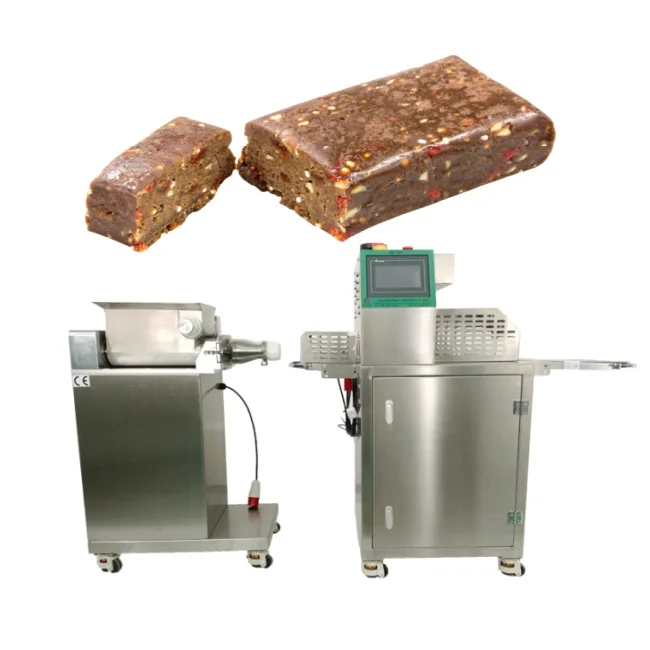 Energy Bar Production Line Food Mixer Machine for Making Fruit & Nuts Protein Bar Packing Machine Date Bar Extruder and Cutter