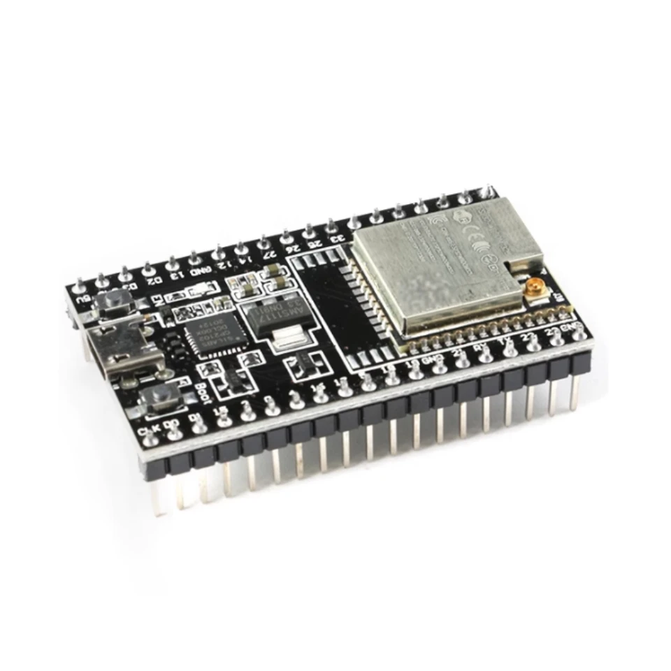 ESP32-DevKitC development board is equipped with WROOM-32D/U module ...