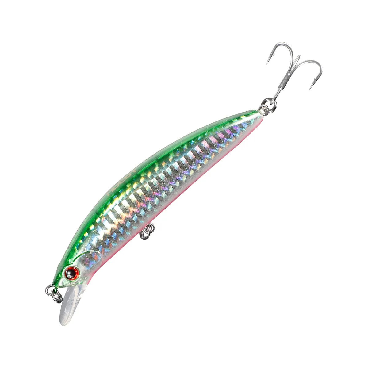 Leurre Noeby Poisson Nageur 8cm 9,2g – Flottant Bruiteur Truite Holographique