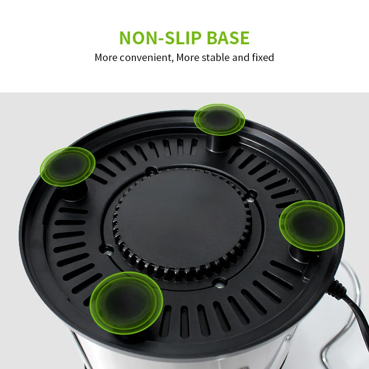 New Style Compact Centrifugal Juicer Extractor with 2 Speed Setting Stainless Steel BPA Free Juice Maker