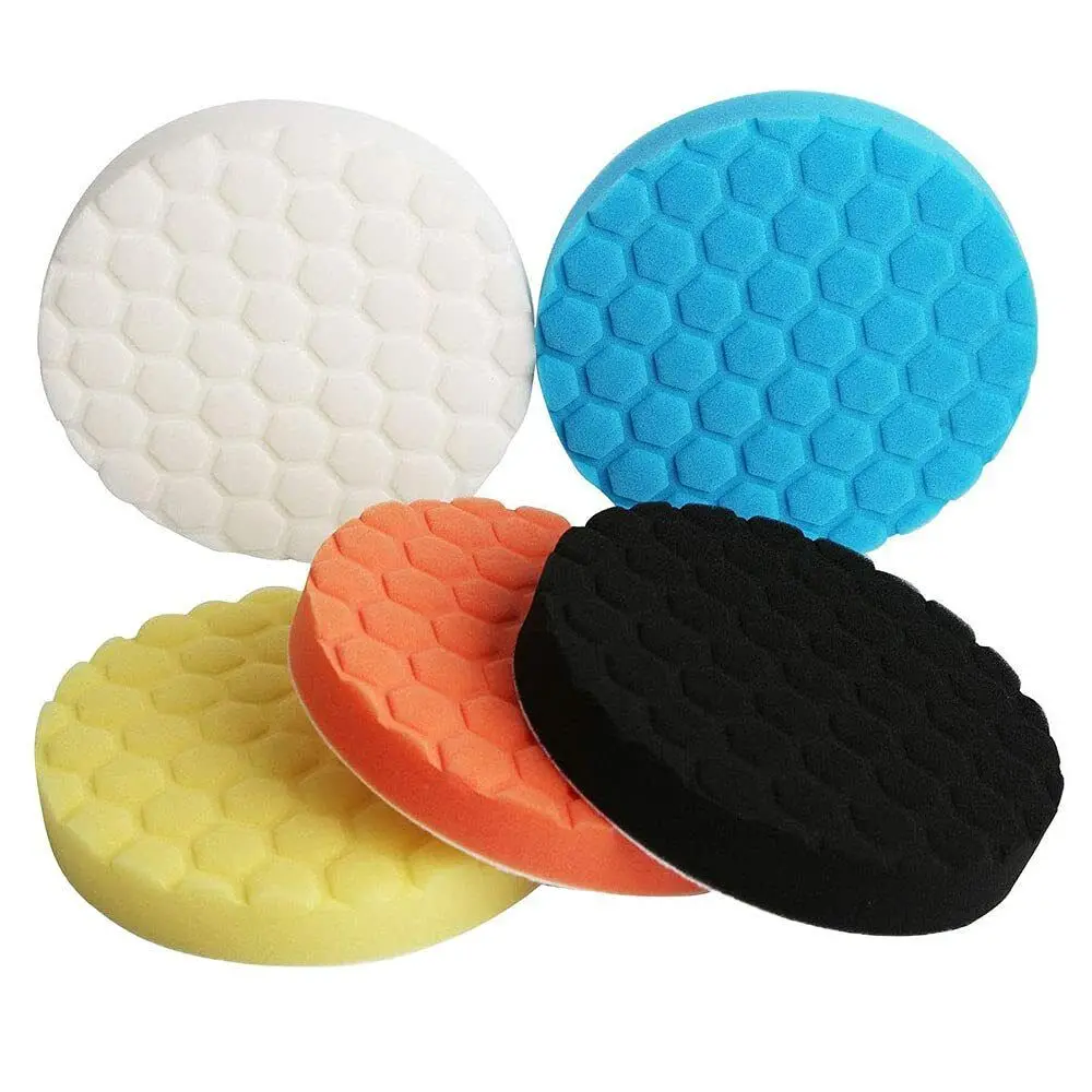 Selead 5-Piece 7-Inch Foam Polishing Pad Kit – Hook & Loop For Car Waxing & Buffing 2 thumbnail image