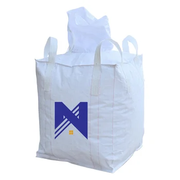 Jumbo Bag of Filling Spout and Flat Bottom for Heavy Packing PP Bulk Bag FIBC Hougo HG0004