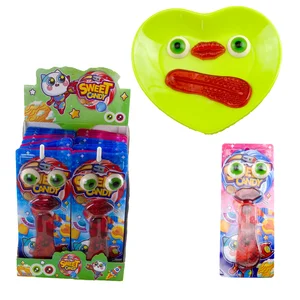Wholesale Halloween Eyeball Gummy Candy Big Tongue Lip Shaped Soft Candy