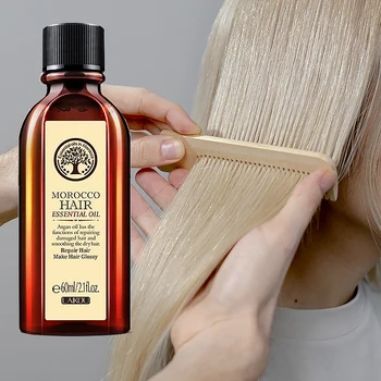 Wholesale Morocco Argon Oil Essential Oil for Beauty Care Nourishing Shine Smooth Dry Hair Repair Moisturizing Damage Repair