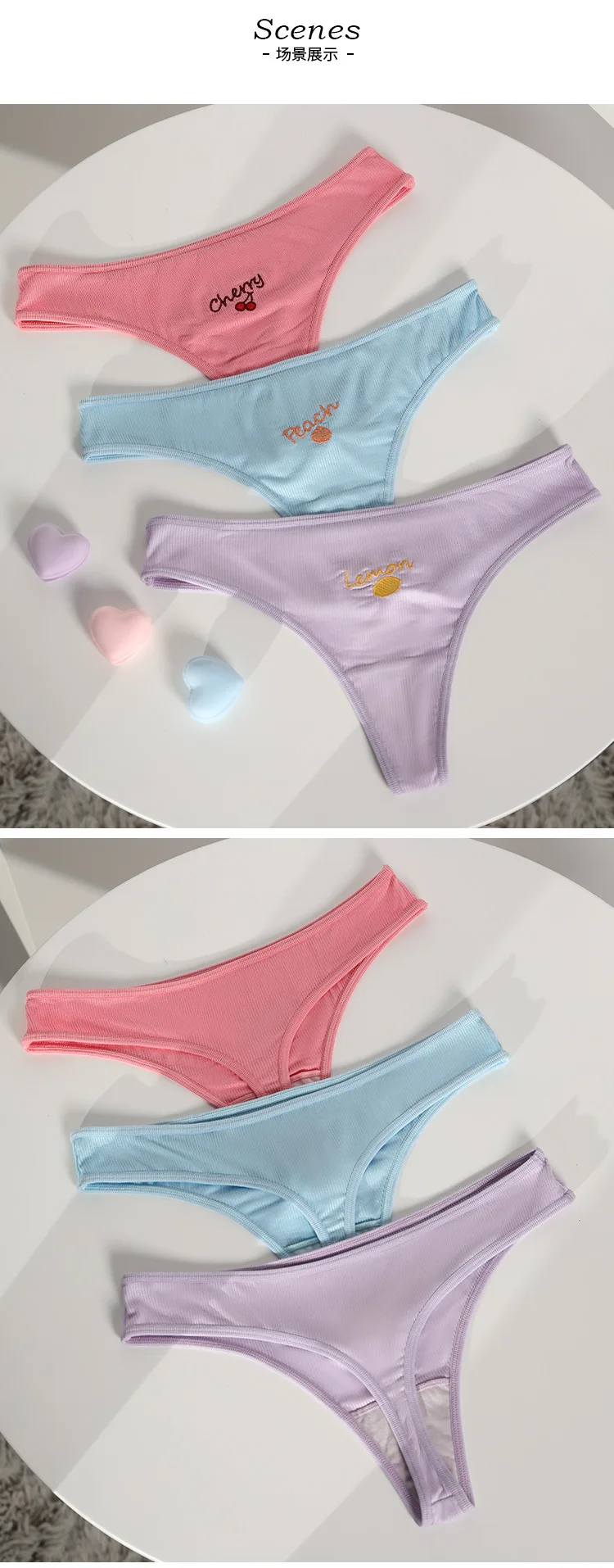 Ladymate Odm/oem Bragas Bordadas De Para Mujer Woman Embroidery Thongs