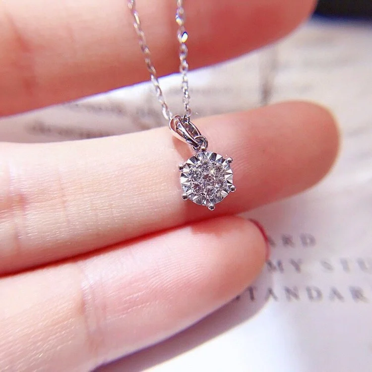 diamond necklace and pendant