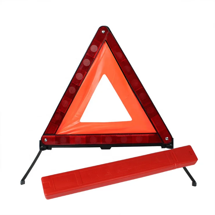 Foldable 3 Pack For Car Warning Triangles Kit Safety Road Emergency Reflector Roadside Reflective Early Warning Sign 
