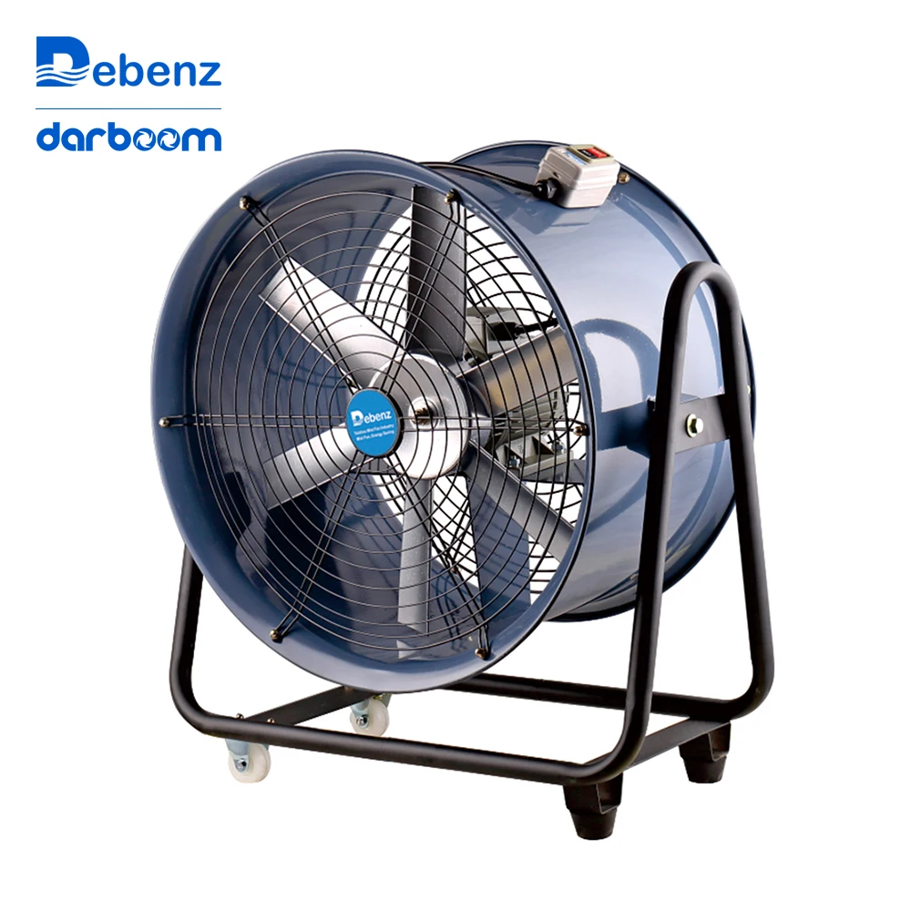 Portable Electric Exhaust Fan - Electric Ventilation for Industrial Use |  600mm Axial Flow, 220V, 1-Year Warranty, image size:1000x1000