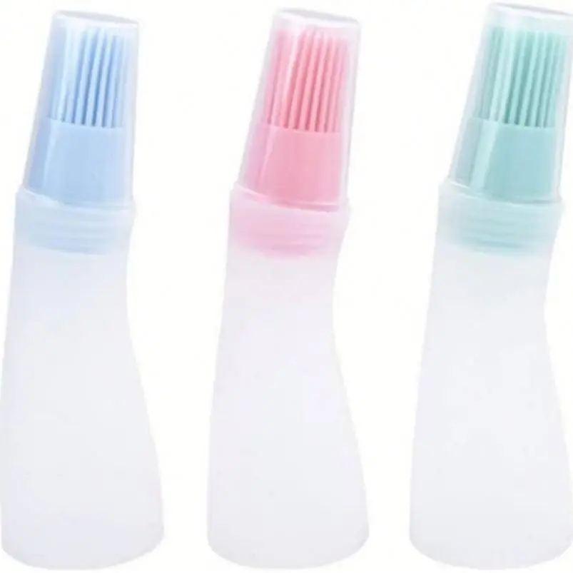 Dishwasher Safe Heat Resistant BBQ Silicone Oil Brush, High Temperature Silicone Oil Bottle Brush Barbecue Baking Cake Brush