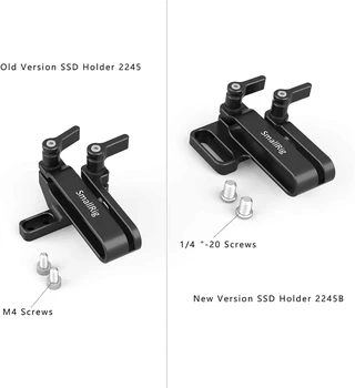 SMALLRIG Mount Bracket SSD Holder for Samsung T5 SSD with 1/4-20 Threads 2245B detail image