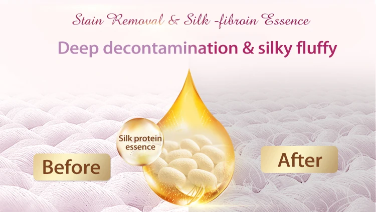 Deep decontamination & silky fluffy