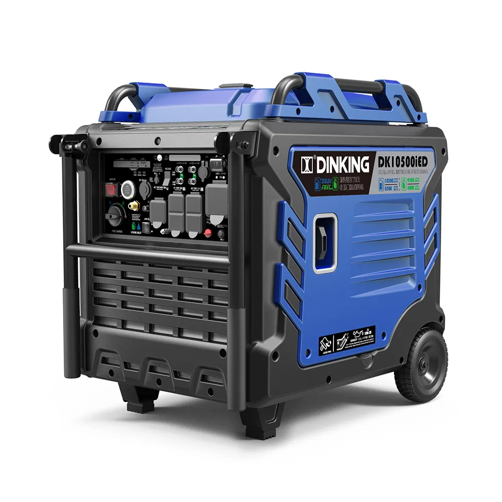 Dinking Factory Best Gas Inverter Generator Dual Fuel Portable Generator 8kw