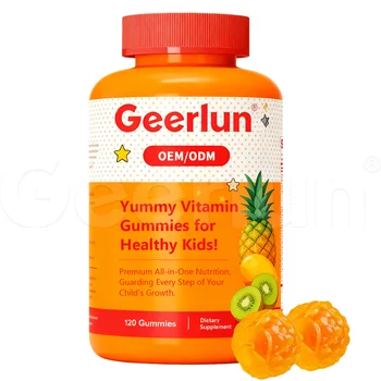 OEM ODM Vitamin Dietary Supplement Enhance Immunity with Multivitamin Pectin Vitamin C Gummies for Kids