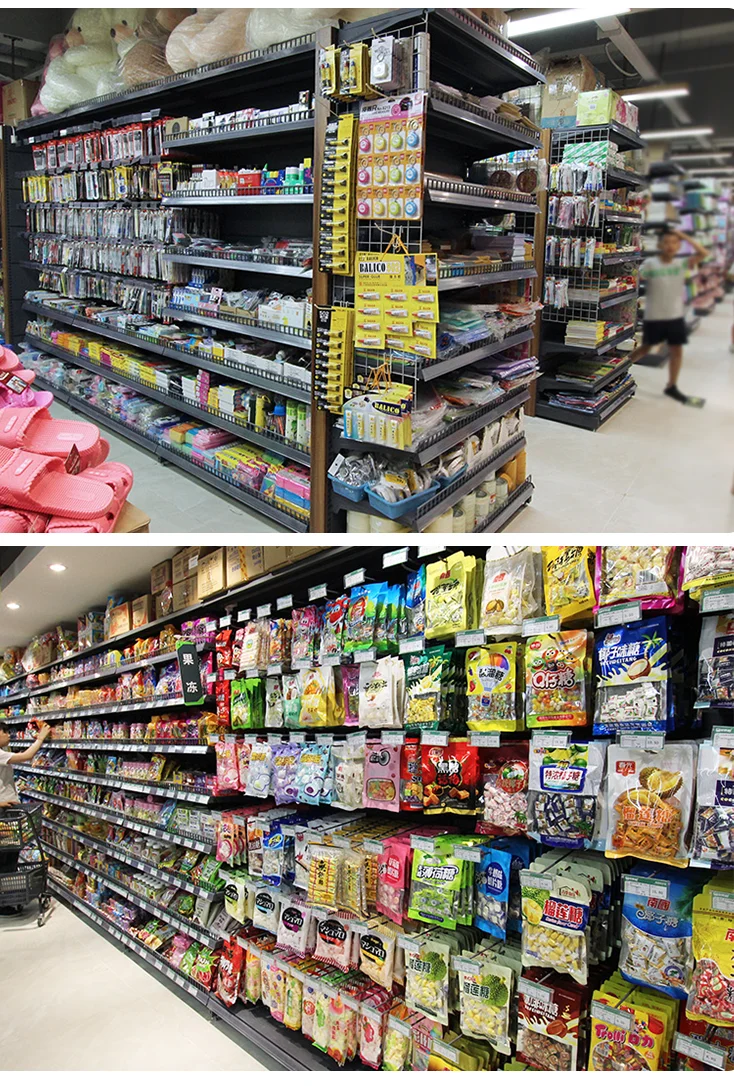 Heavy Duty Supermarket Shelf 2.3mm 500mm 100kg Store Shelf Paint Light