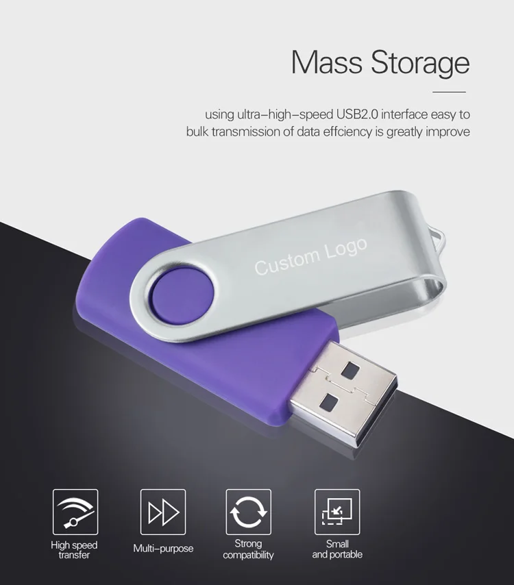 OTG Type C Usb Flash Drive 16GB Metal Usb Stick 32GB 64GB 128GB Pendrive Usb 2.0 Pen Drive U Disk - ANKUX.COM
