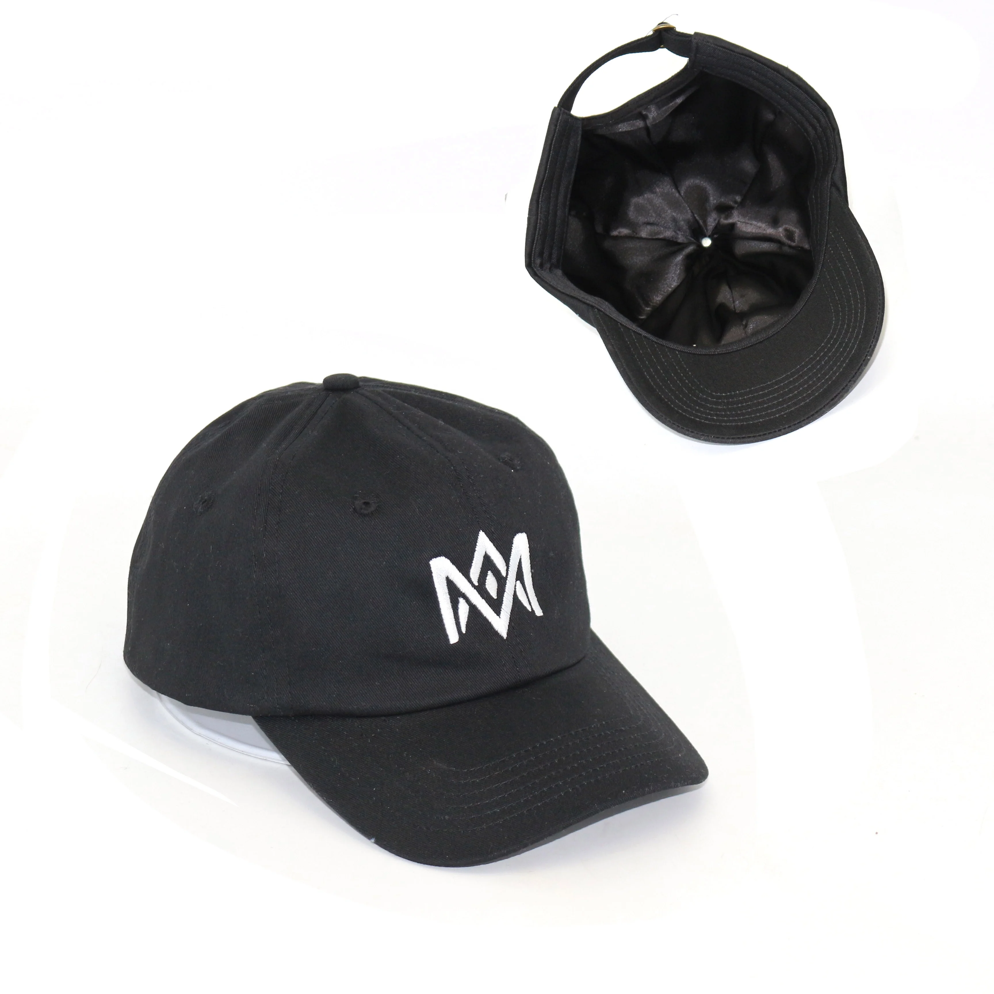 Cotton Strap Back Dad Cap Custom Satin 