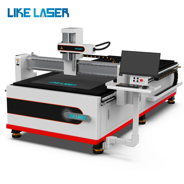 Factory Large Format Fiber Laser Marking Sandblasting Machine for Mirror Glass