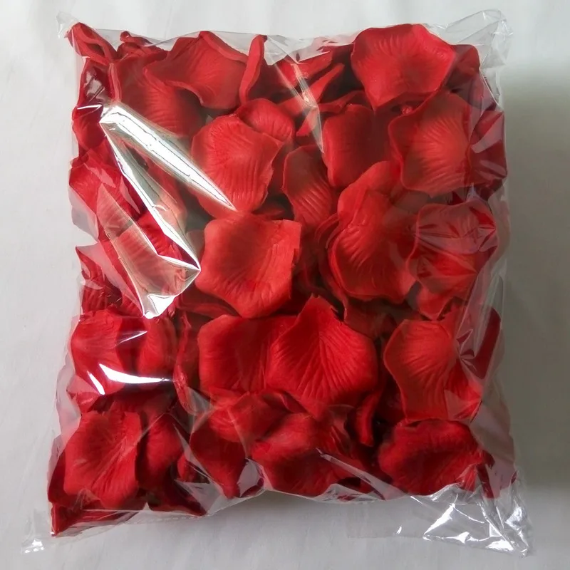 Colorful Rose Petals Silk Flower Petals For Valentine Day Decoration