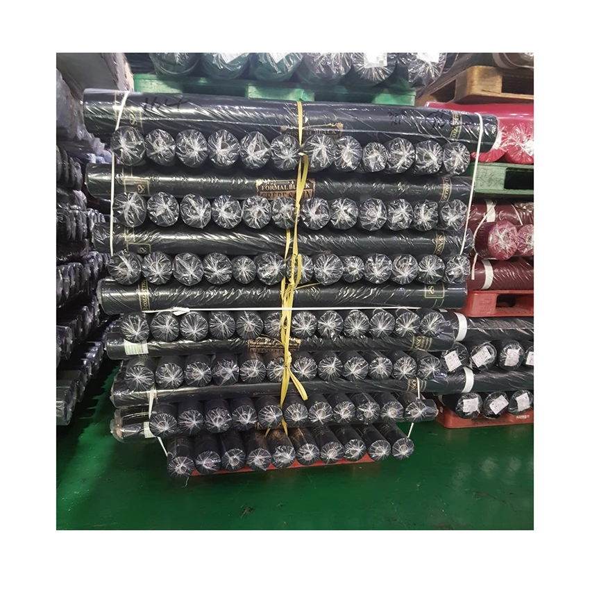 Formal Black 100% Polyester Tarpaulin Fabric 58/60 Inch 280 GSM Waterproof Woven Heavyweight Lining Material