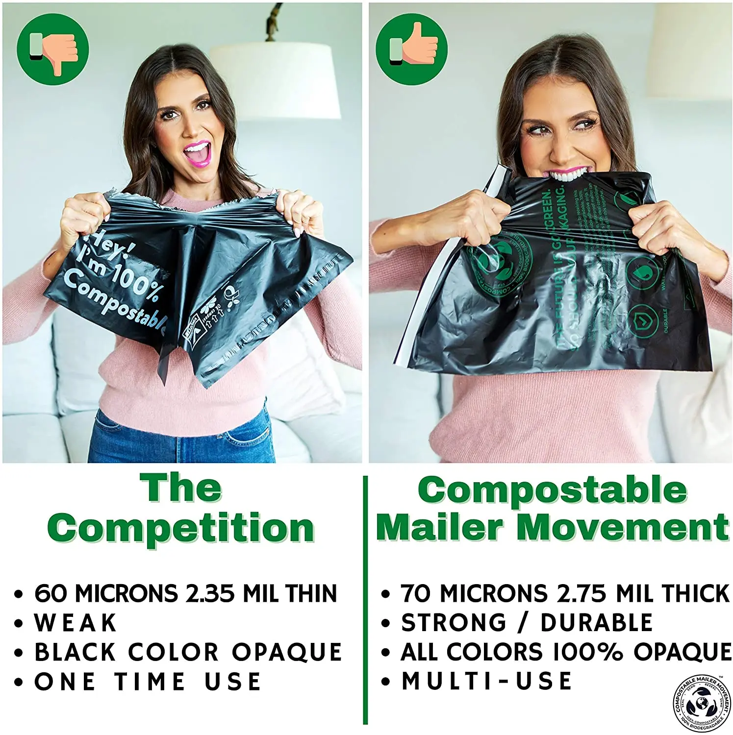 New Eco Friendly Black Ziplock Bag for Clothings OEM Matte/Frosted  Biodegradable Zipper Bags Compost T Shirt Packaging Bag - China Packaging  Bag, Zipper Bags