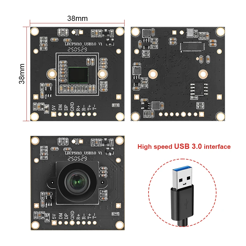 5MP Global Shutter USB3.0 Camera High Speed 60fps/90fps with Industrial Inspection/Mobile Snapshot/Machine Vision manufacture
