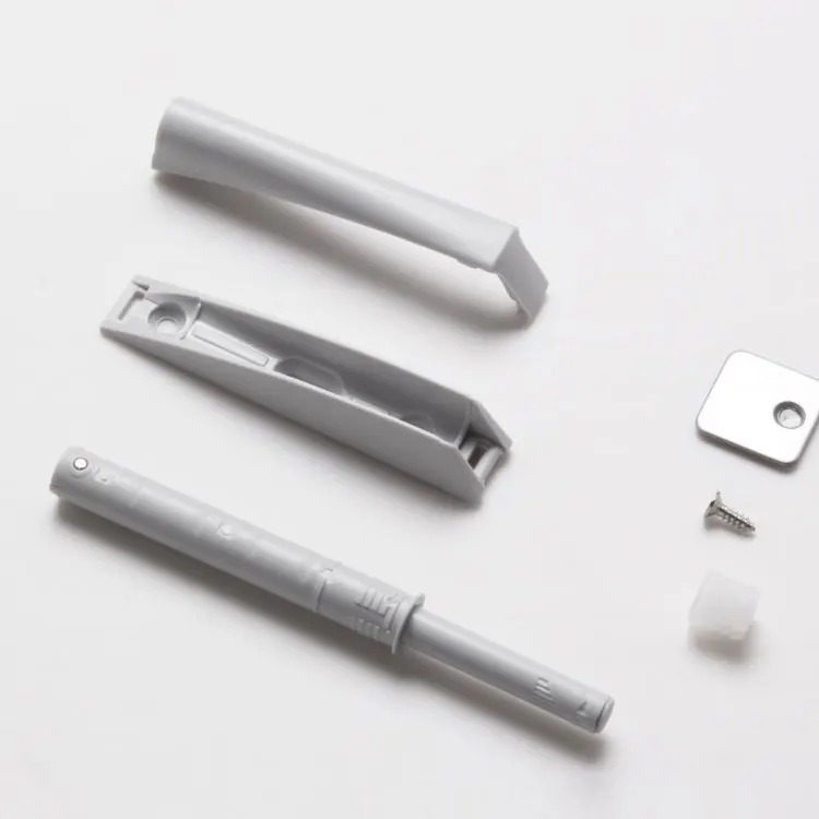 Top Quality Grey Push to Open Door System Plastic Cabinet Buff Door Soft Close Damper