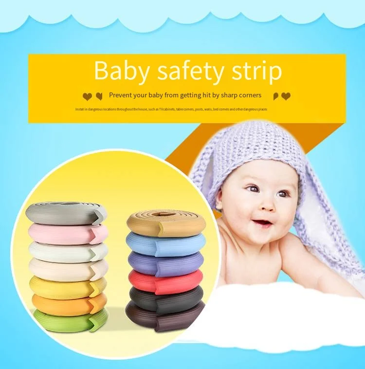 Anti-collision bar thickened L stripe safety high quality protection bar kindergarten corner protection children's products manufacture