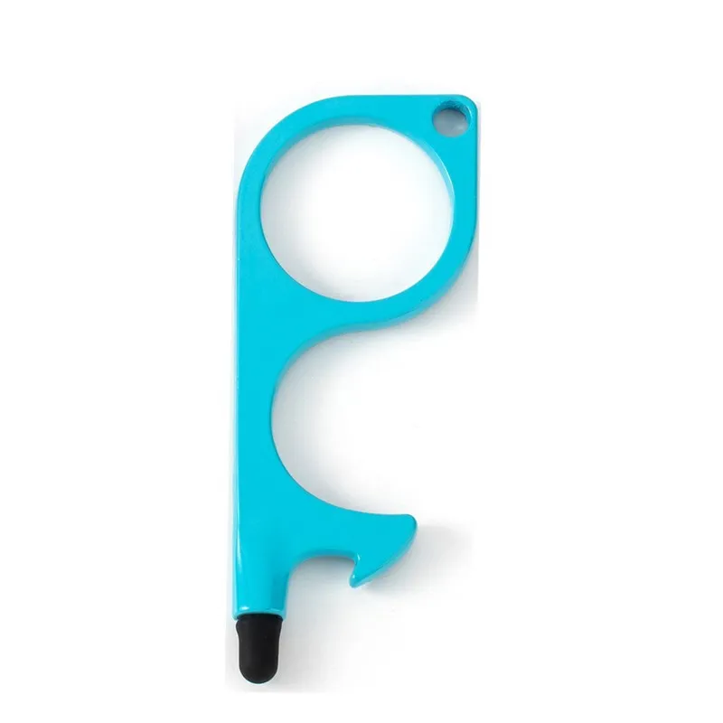 Self Defense Keychain Safety Key Chain Key Door Tool Touchless Keys Keychain No Touch Door Opener