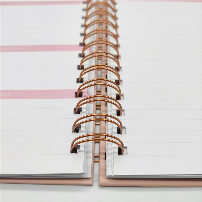 Chinese Factory Custom Journal Printing Spiral Notebook Printing Offset Notebook Custom Book Printing Service