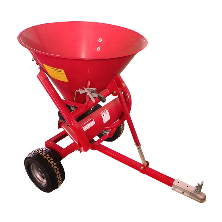 ISO-Accredited 3-Point Linkage Tractor PTO Mounted Stainless Steel Fertilizer Salt & Sand Spreader