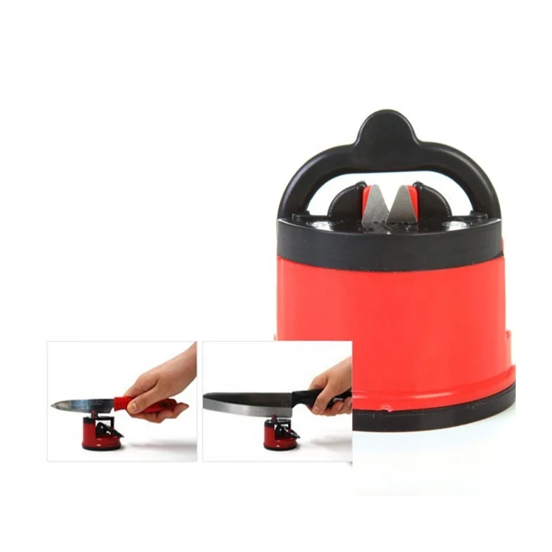 Household Kitchen Fine Iron Sharpener With Suction Cup Sharpener