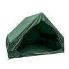 Tente gonflable à porte unique de 63 m², vert armée, gonflage manuel