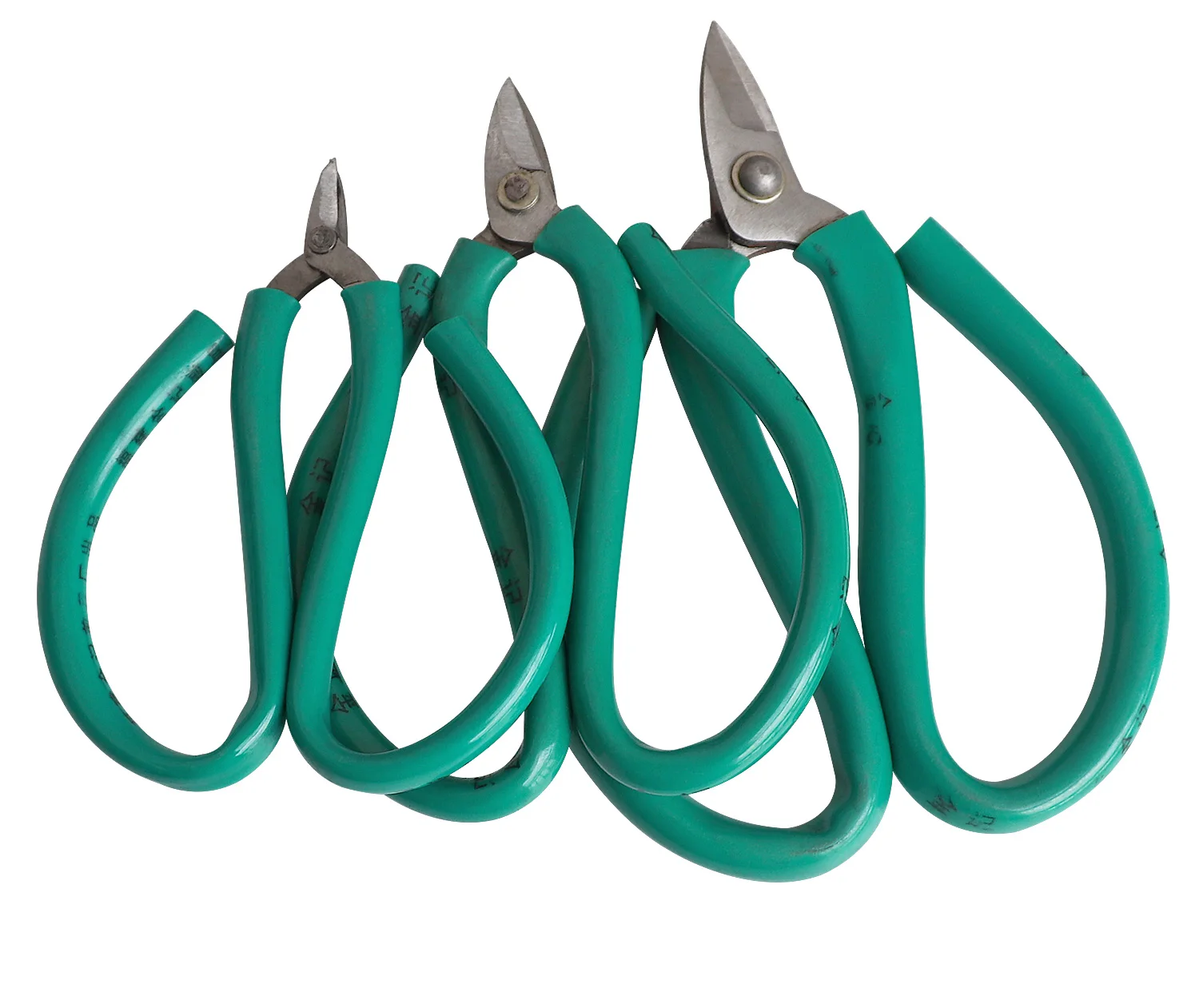 Wholesale Stainless Steel Craft Supplies Green Handle Scissors for